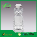 bear shape with silver color cap juice plastic bottles for sale